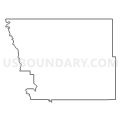 Census Tract 204, Polk County, Minnesota (Light Gray Border)