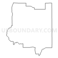 Census Tract 301.01, Sherburne County, Minnesota (Light Gray Border)