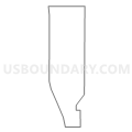 Census Tract 1255, Hennepin County, Minnesota (Light Gray Border)