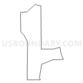 Census Tract 266.10, Hennepin County, Minnesota (Light Gray Border)
