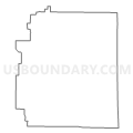 Census Tract 1304, Isanti County, Minnesota (Light Gray Border)