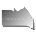 Census Tract 611.02, Dakota County, Minnesota (Gray Gradient Fill with Shadow)