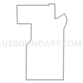 Census Tract 611.07, Dakota County, Minnesota (Light Gray Border)