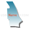 Census Tract 602.02, Dakota County, Minnesota (Blue Gradient Fill with Shadow)