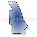 Census Tract 602.02, Dakota County, Minnesota (Radial Fill with Shadow)
