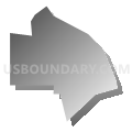 Census Tract 603.01, Dakota County, Minnesota (Gray Gradient Fill with Shadow)