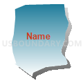 Census Tract 605.07, Dakota County, Minnesota (Blue Gradient Fill with Shadow)