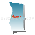 Census Tract 605.06, Dakota County, Minnesota (Blue Gradient Fill with Shadow)