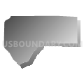 Census Tract 508.18, Anoka County, Minnesota (Gray Gradient Fill with Shadow)