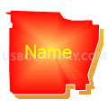 Census Tract 610.04, Dakota County, Minnesota (Bright Blending Fill with Shadow)