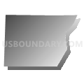 Census Tract 610.07, Dakota County, Minnesota (Gray Gradient Fill with Shadow)