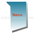 Census Tract 608.19, Dakota County, Minnesota (Blue Gradient Fill with Shadow)