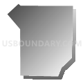 Census Tract 607.50, Dakota County, Minnesota (Gray Gradient Fill with Shadow)