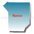 Census Tract 607.50, Dakota County, Minnesota (Blue Gradient Fill with Shadow)