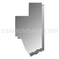 Census Tract 609.07, Dakota County, Minnesota (Gray Gradient Fill with Shadow)