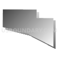Census Tract 508.10, Anoka County, Minnesota (Gray Gradient Fill with Shadow)