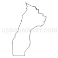 Census Tract 6703, Winona County, Minnesota (Light Gray Border)