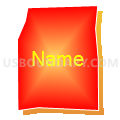 Census Tract 608.22, Dakota County, Minnesota (Bright Blending Fill with Shadow)