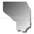 Census Tract 502.24, Anoka County, Minnesota (Gray Gradient Fill with Shadow)