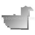 Census Tract 610.01, Dakota County, Minnesota (Gray Gradient Fill with Shadow)