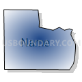 Census Tract 607.31, Dakota County, Minnesota (Radial Fill with Shadow)