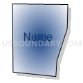 Census Tract 512.02, Anoka County, Minnesota (Radial Fill with Shadow)