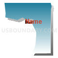 Census Tract 607.32, Dakota County, Minnesota (Blue Gradient Fill with Shadow)