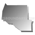 Census Tract 608.15, Dakota County, Minnesota (Gray Gradient Fill with Shadow)