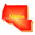 Census Tract 608.15, Dakota County, Minnesota (Bright Blending Fill with Shadow)