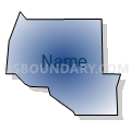 Census Tract 608.15, Dakota County, Minnesota (Radial Fill with Shadow)