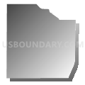 Census Tract 608.20, Dakota County, Minnesota (Gray Gradient Fill with Shadow)
