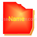 Census Tract 608.20, Dakota County, Minnesota (Bright Blending Fill with Shadow)