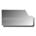 Census Tract 607.28, Dakota County, Minnesota (Gray Gradient Fill with Shadow)