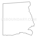 Census Tract 9503, Covington County, Mississippi (Light Gray Border)