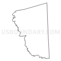 Census Tract 9501, Wayne County, Mississippi (Light Gray Border)
