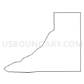 Census Tract 708.12, DeSoto County, Mississippi (Light Gray Border)