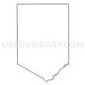 Census Tract 708.30, DeSoto County, Mississippi (Light Gray Border)