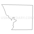 Census Tract 4702, Ozark County, Missouri (Light Gray Border)