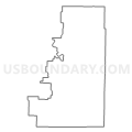 Census Tract 9601, Monroe County, Missouri (Light Gray Border)