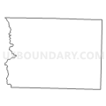 Census Tract 9501, Douglas County, Missouri (Light Gray Border)