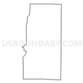 Census Tract 9601, Gentry County, Missouri (Light Gray Border)