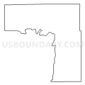 Census Tract 4701, Mercer County, Missouri (Light Gray Border)