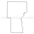 Census Tract 9602, Dent County, Missouri (Light Gray Border)