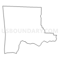 Census Tract 203.06, Christian County, Missouri (Light Gray Border)
