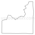Census Tract 9601, Madison County, Missouri (Light Gray Border)