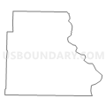 Census Tract 201.02, Christian County, Missouri (Light Gray Border)