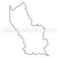 Census Tract 2, Sanders County, Montana (Light Gray Border)