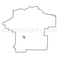Census Tract 301, Fergus County, Montana (Light Gray Border)