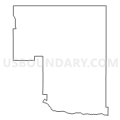 Census Tract 9680, Dawson County, Nebraska (Light Gray Border)