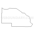 Census Tract 9681, Saunders County, Nebraska (Light Gray Border)